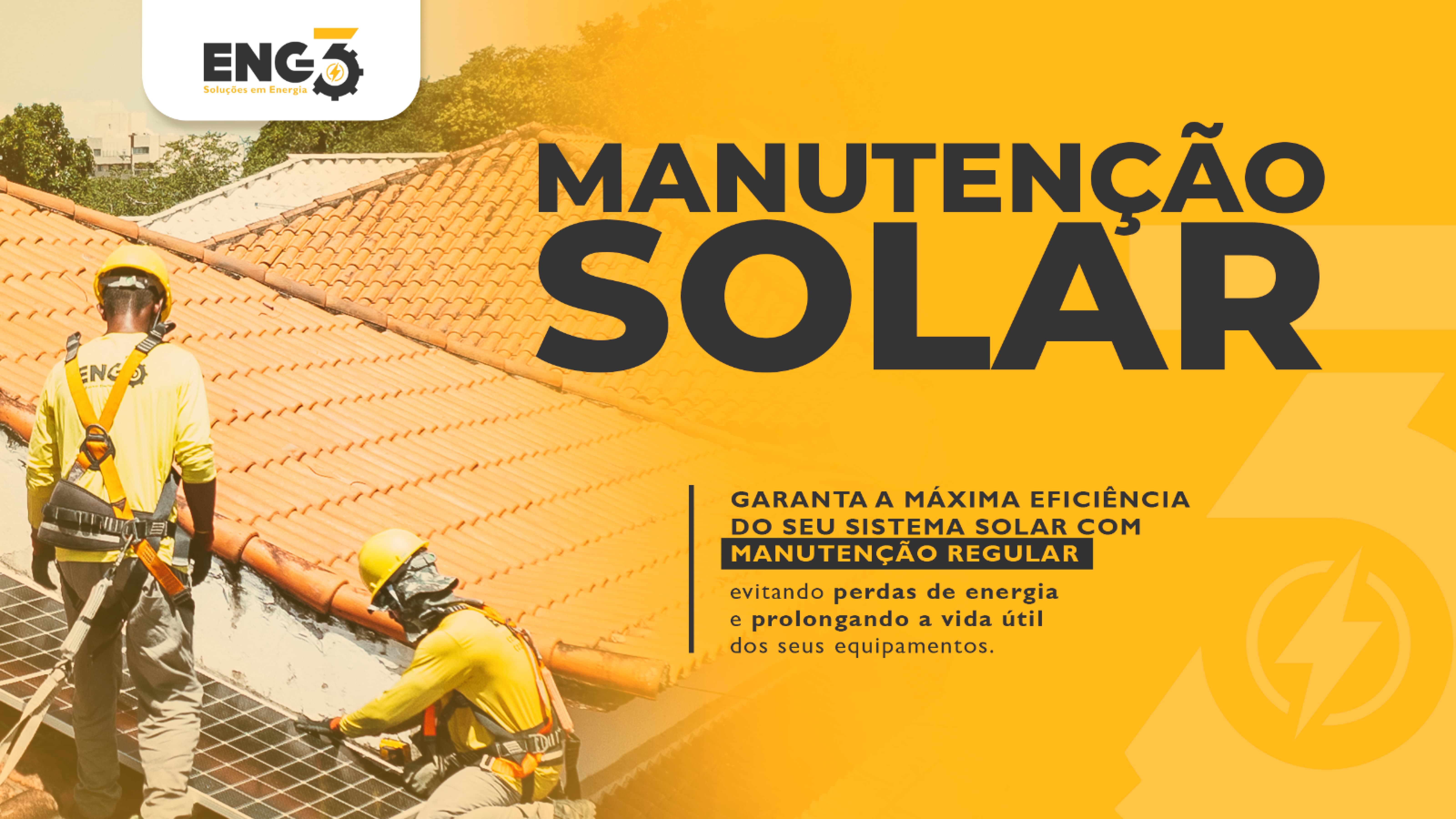 Manutenção solar, garanta a maxima eficiencia com a manutenção regular